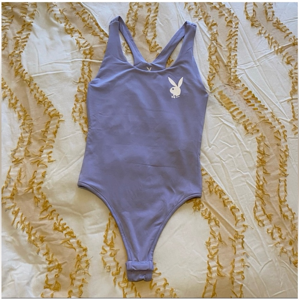Lilac playboy bunny bodysuit